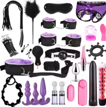 Kits de Bondage 37 Pièces SM Set